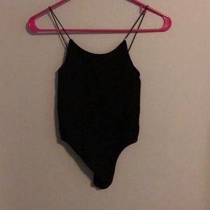 Black Tank Top Bodysuit